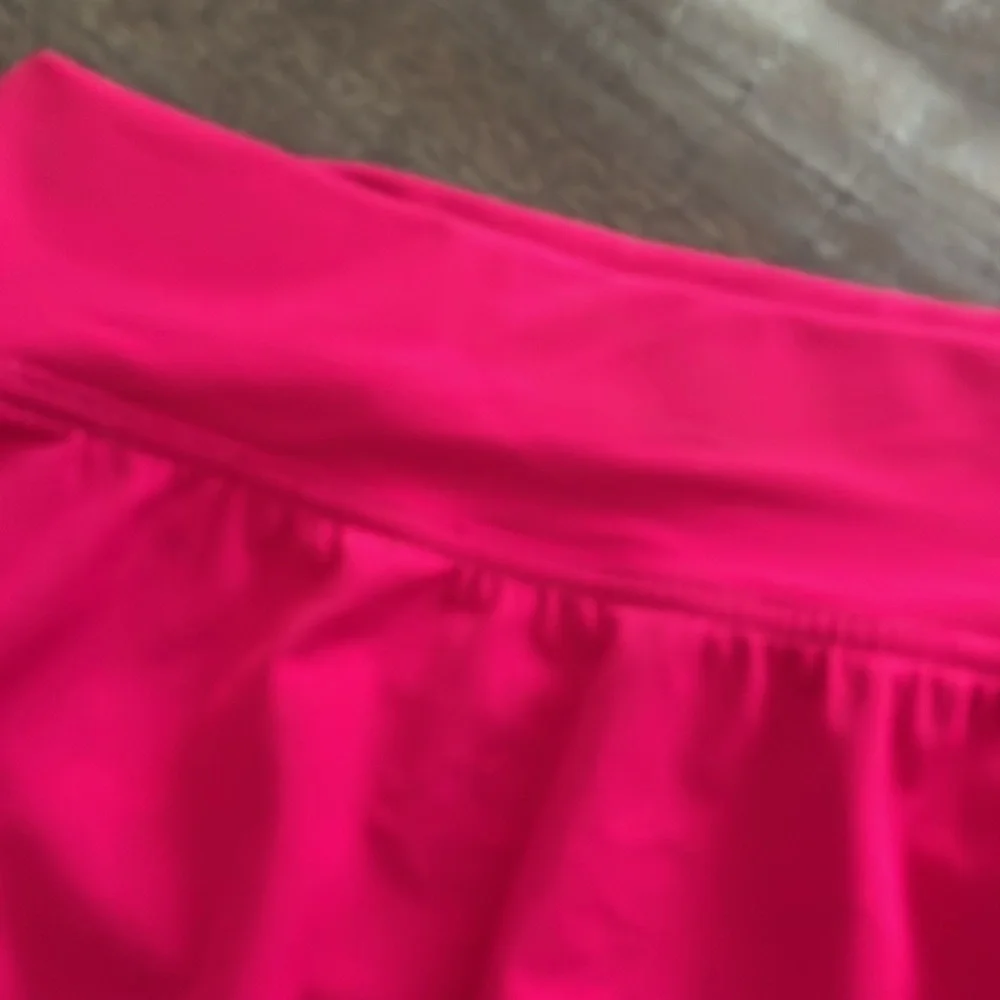 Spanx Swim Skirt with attached swim bottoms Pink 12